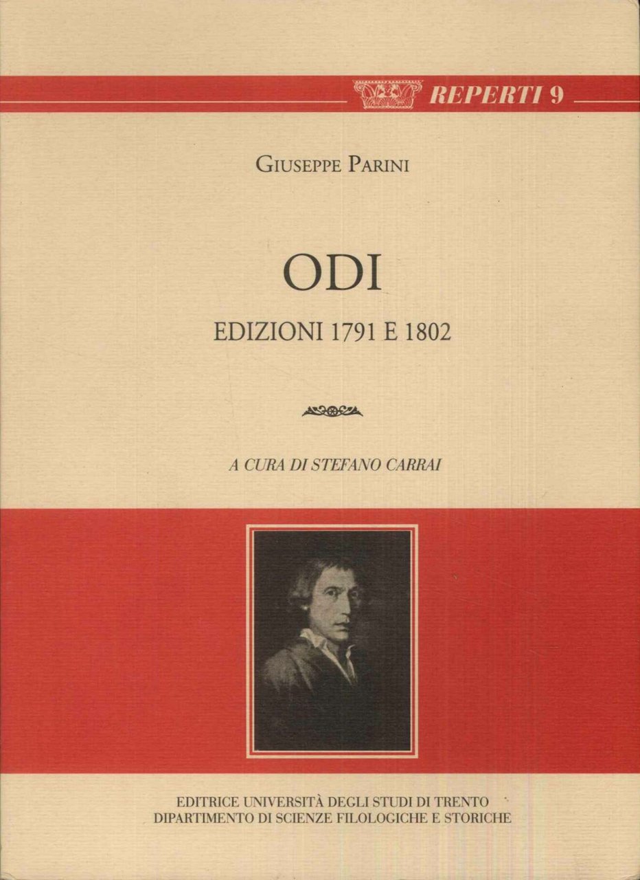 Odi. Edizioni del 1791 e 1802