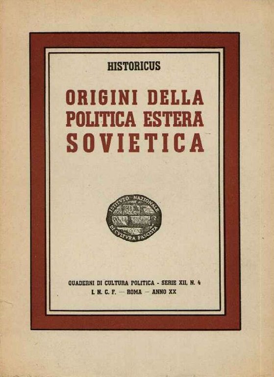 Origini della politica estera sovietica