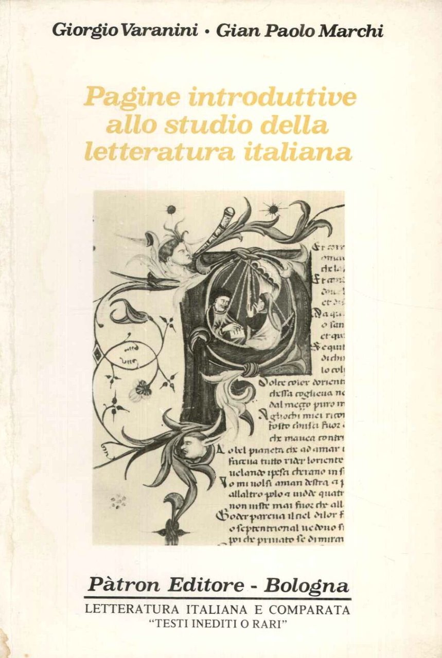 Pagine introduttive allo studio della letteratura italiana
