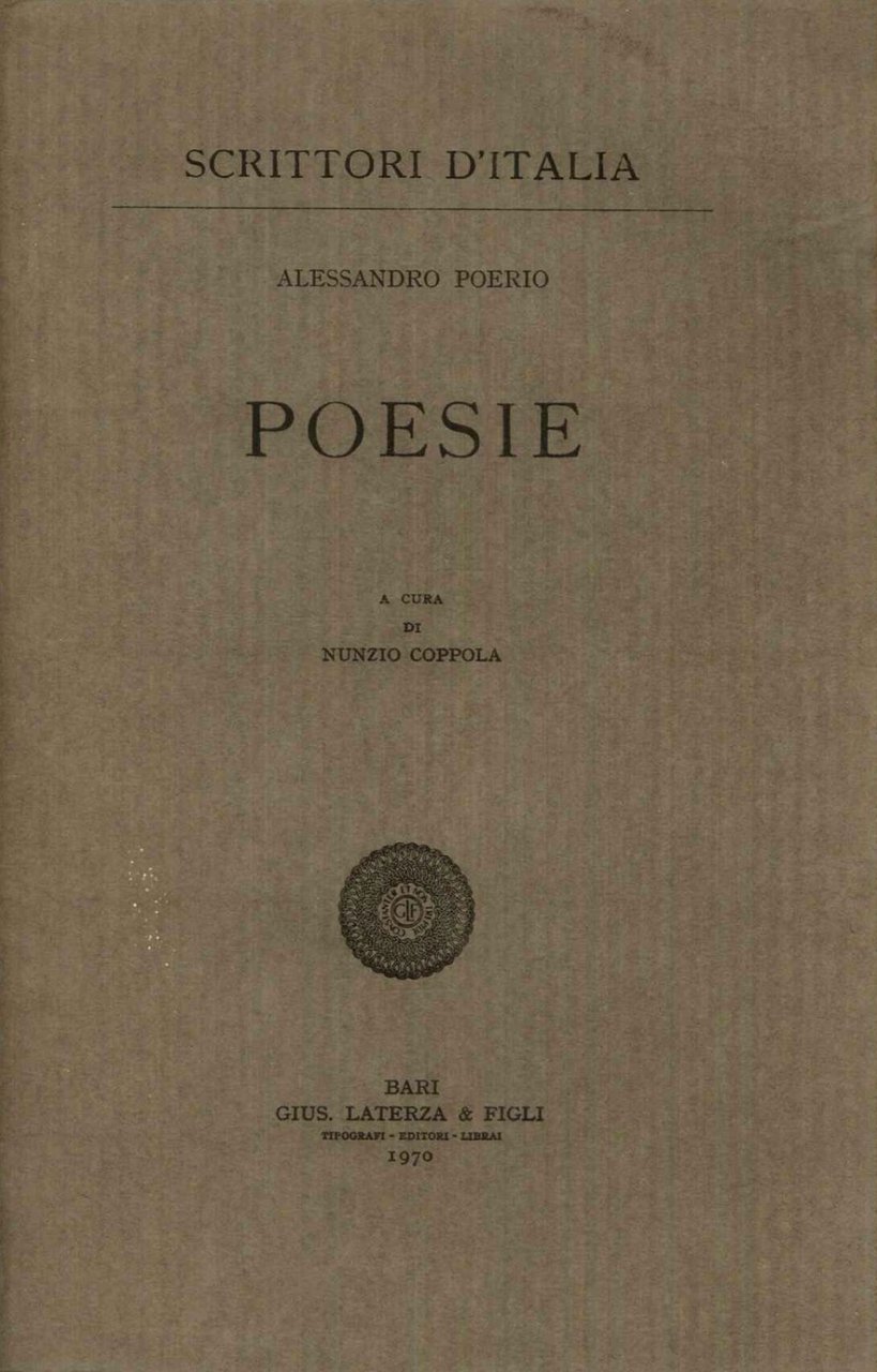 Poesie (Alessandro Poerio)