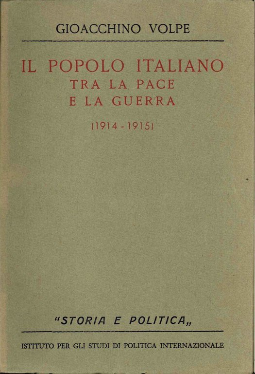 Popolo italiano tra la pace e la guerra (1914-1915)