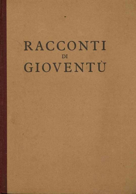 Racconti di giovent�
