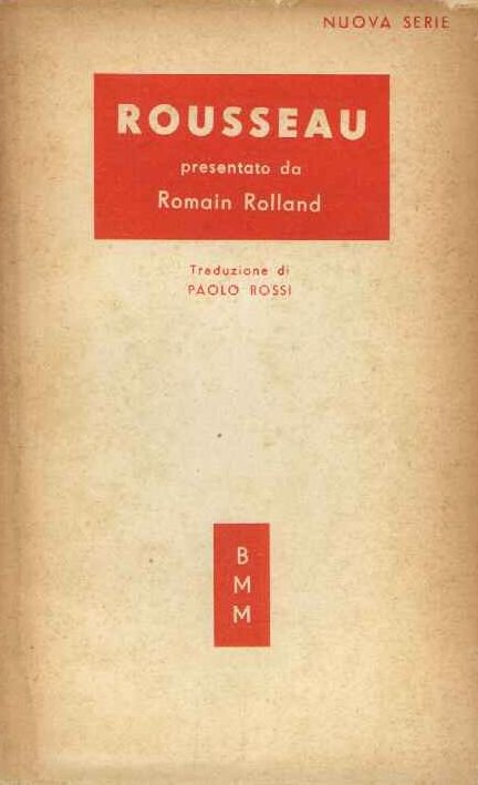 Rousseau presentato da Romain Rolland