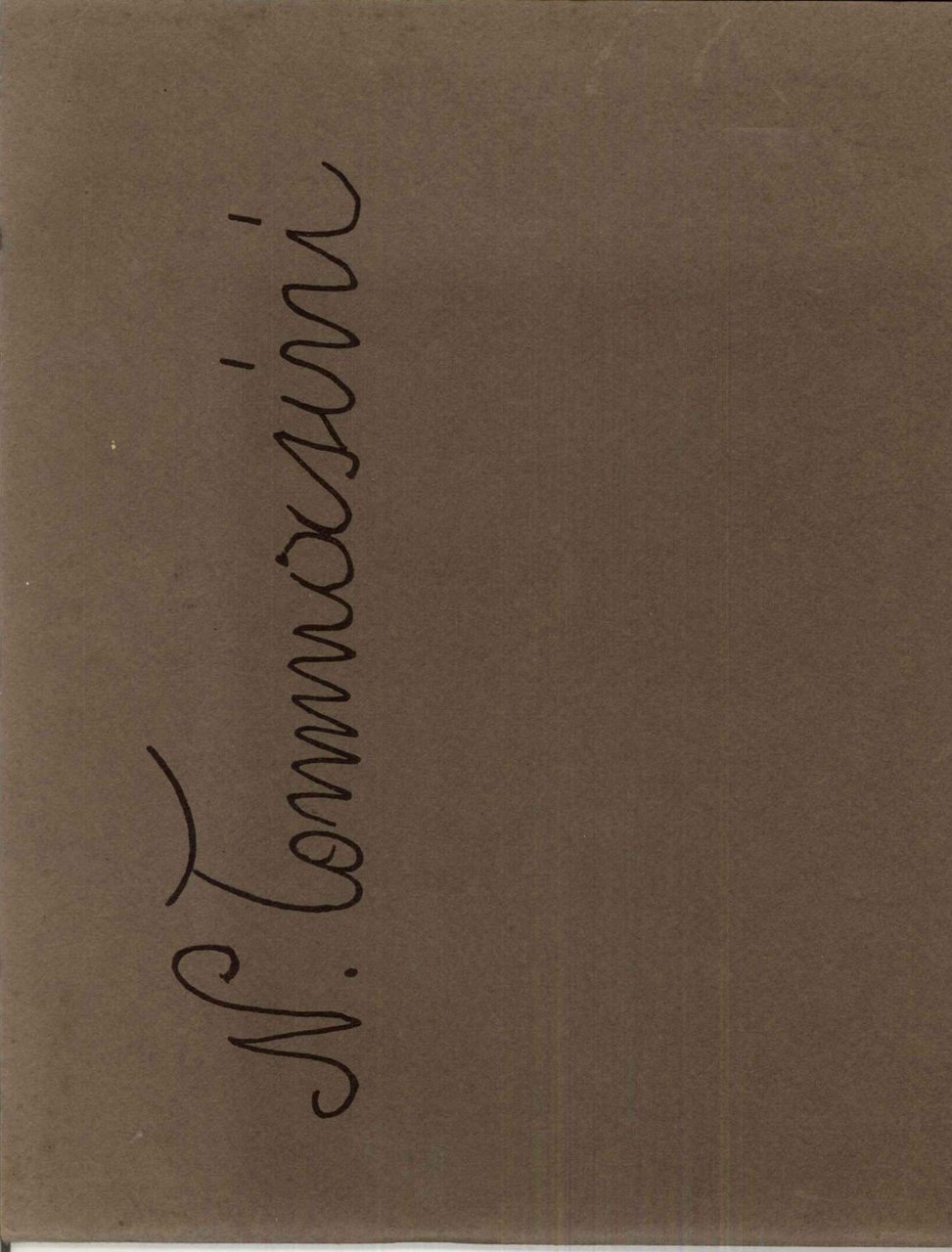 Solitudine di Nino Tommasini