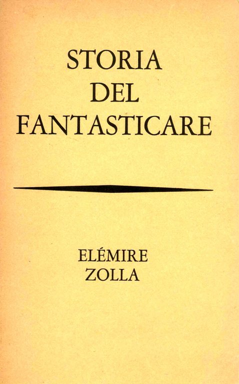 Storia del fantasticare