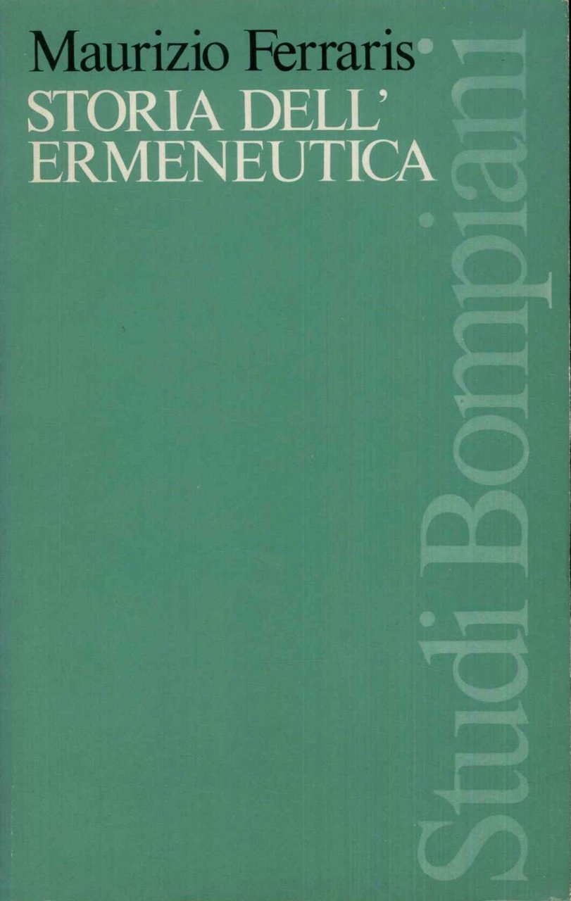 Storia dell'ermeneutica