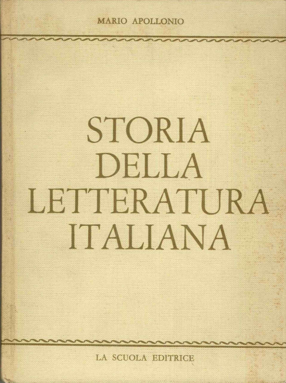 Storia della letteratura italiana