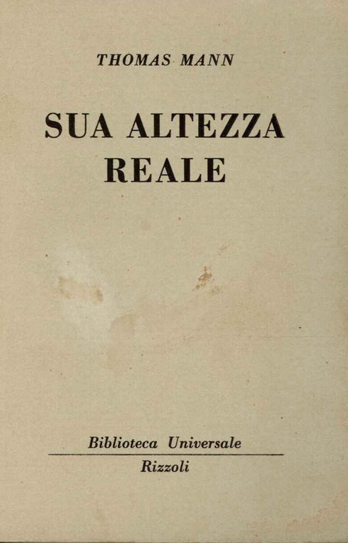 Sua altezza reale