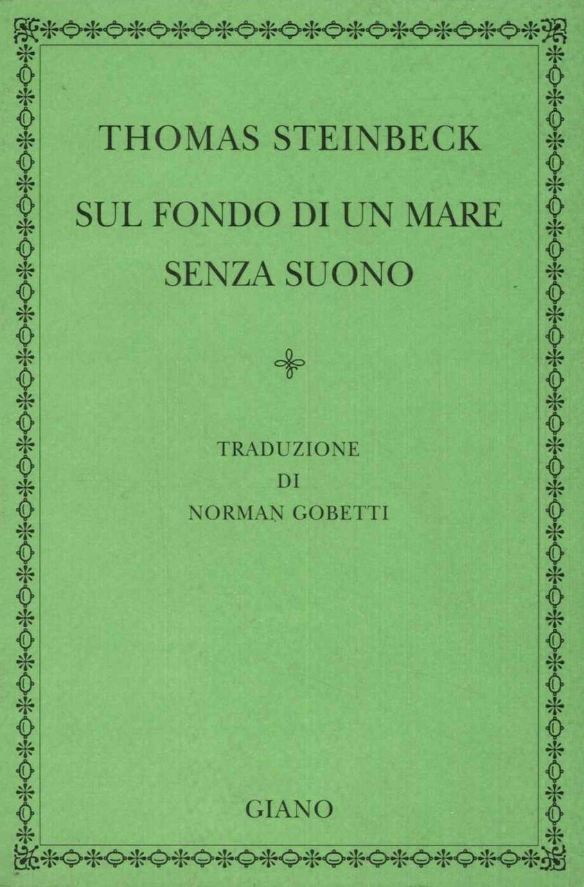 Sul fondo di un mare senza suono