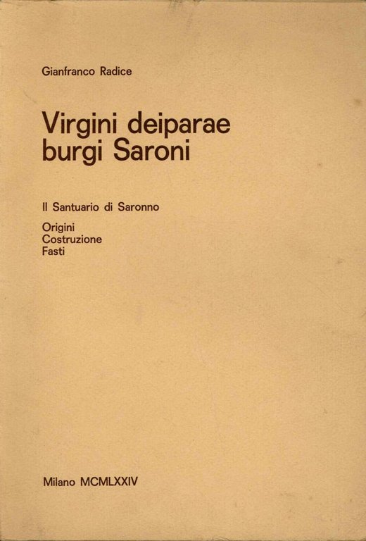 Virgini deiparae burgi Saroni
