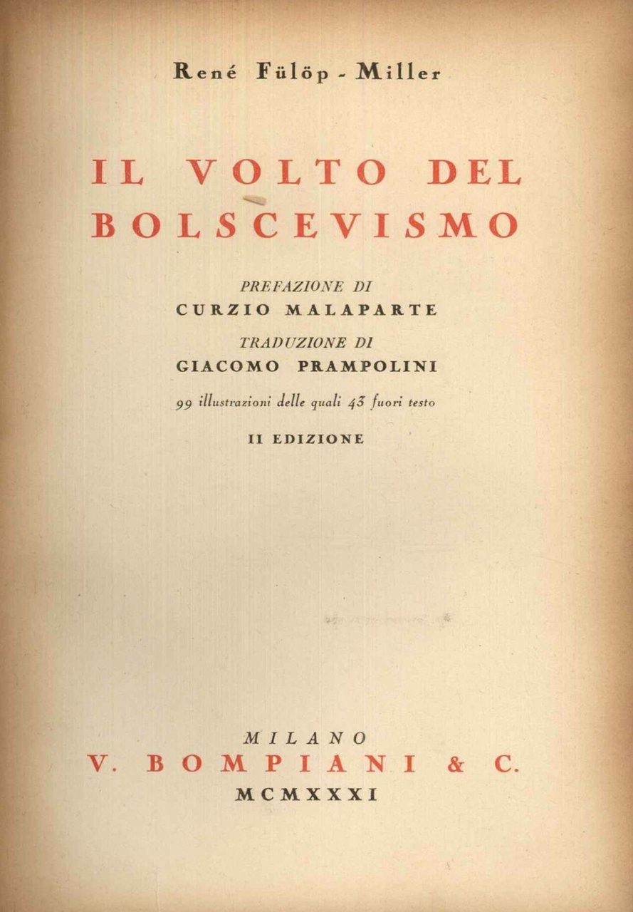 Volto del Bolscevismo (il)