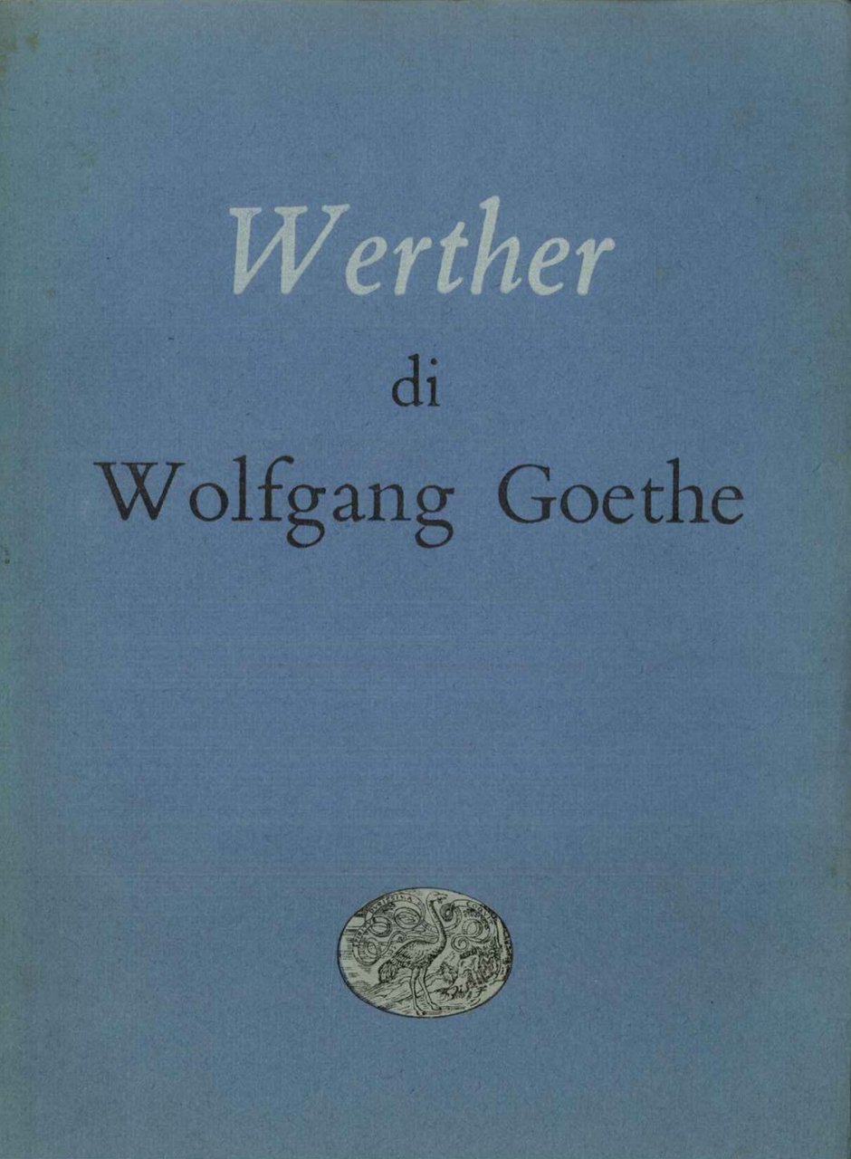 Werther di Wolfgang Goethe