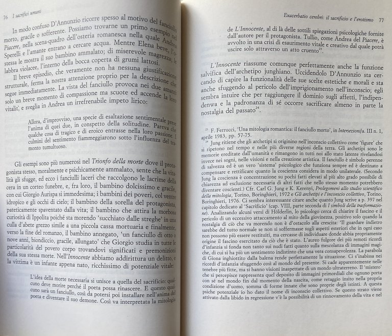 I SACRIFICI UMANI. D'ANNUNZIO ANTROPOLOGO E RITUALE