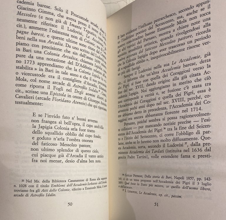 LA LINGUA LETTERARIA DEL MEZZOGIORNO D'ITALIA NEL SETTECENTO