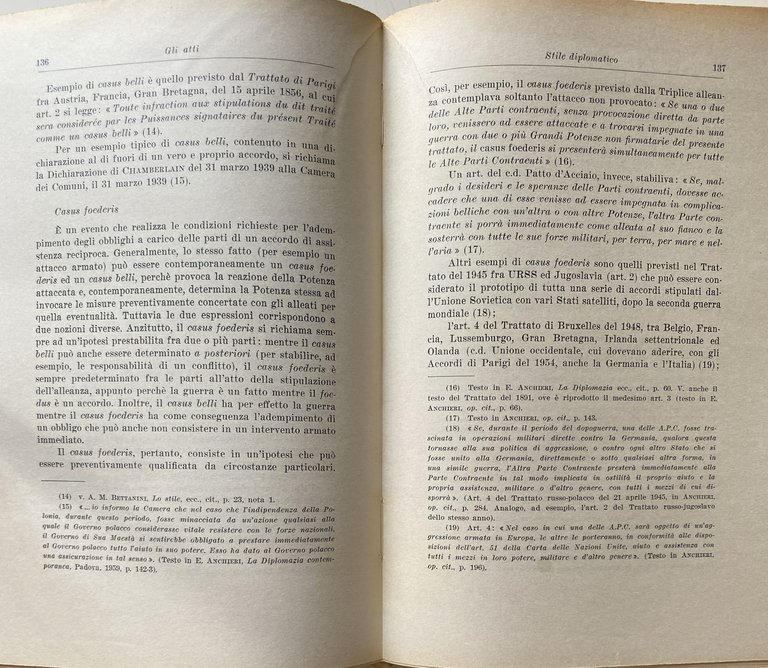 NOZIONI DI DIPLOMAZIA E DI DIRITTO DIPLOMATICO