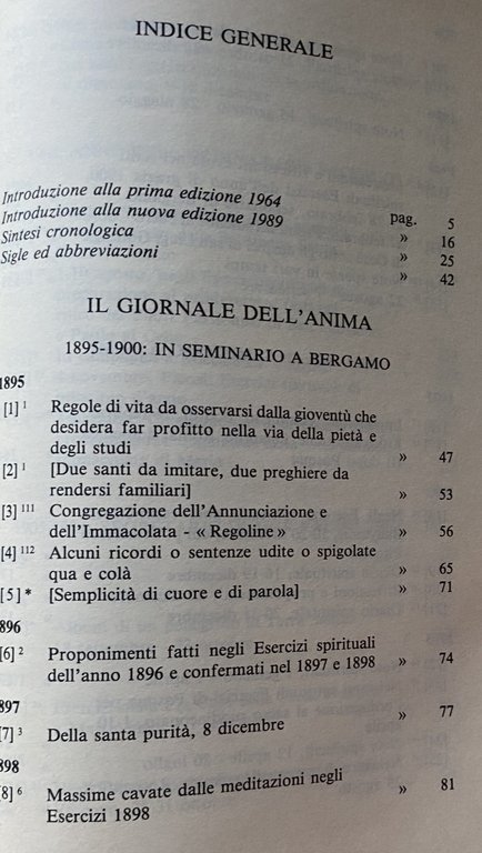 IL GIORNALE DELL'ANIMA E ALTRI SCRITTI DI PIETÀ