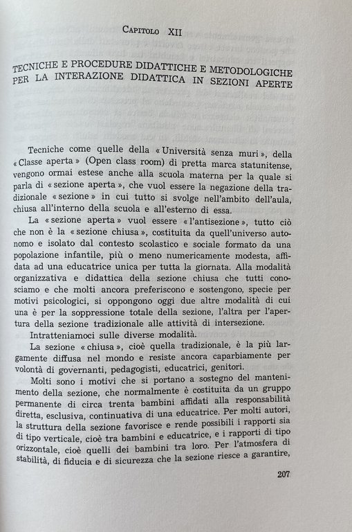 PROBLEMI DI PSICOLOGIA E DI PEDAGOGIA DELL'INFANZIA