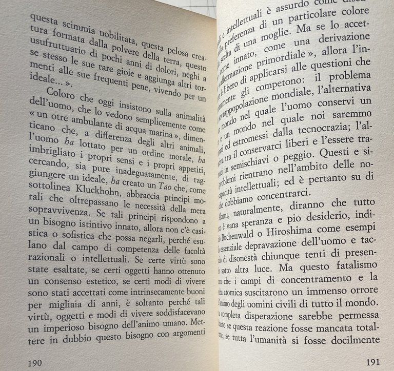 LA SCIMMIA IN CALZONI. L'INFLUSSO DELLA LETTERATURA SULLA SOCIETÀ MODERNA