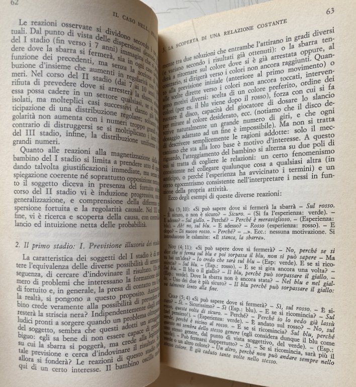 LA GENESI DELL'IDEA DI FORTUITO NEL BAMBINO