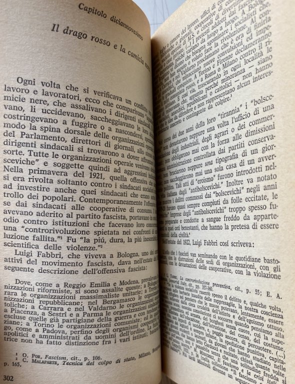 LE ORIGINI DEL FASCISMO IN ITALIA. LEZIONI DI HARVARD.