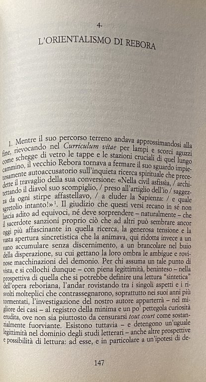 LA COSCIENZA SPIETATA. STUDI SULLA CULTURA E LA POESIA DI …