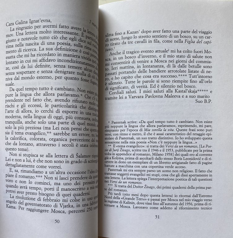 PAROLE SALVATE DALLE FIAMME. LETTERE 1952-1956. RICORDI DI V. SALAMOV