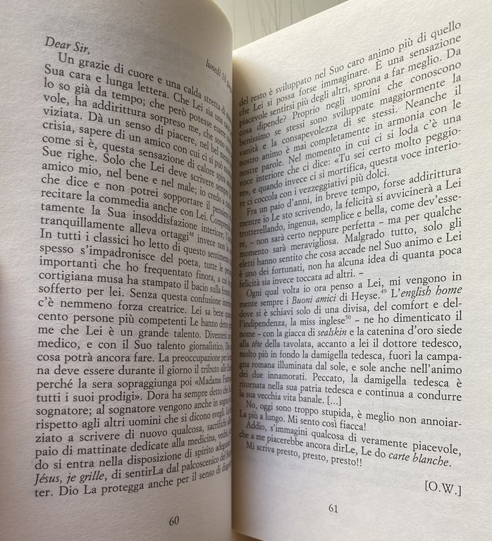 LA PASSIONE E LA RINUNCIA. LETTERE (1886-1897)