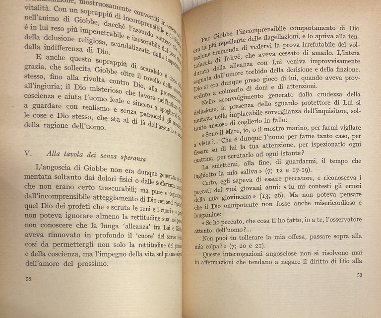 ALLA TAVOLA DEI PECCATORI: TRA GIOBBE E SANTA TERESA DI …