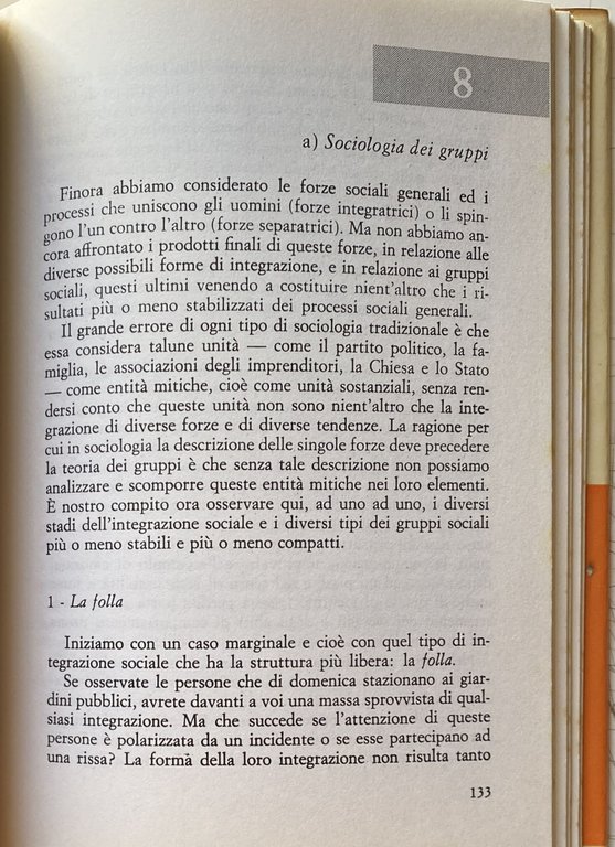 SOCIOLOGIA SISTEMATICA. INTRODUZIONE ALLO STUDIO DELLA SOCIETÀ