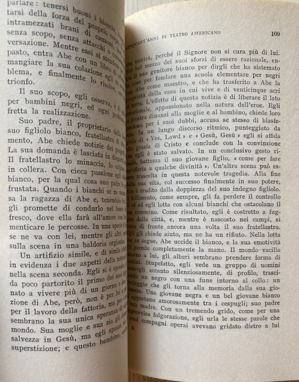 CINQUANT'ANNI DI TEATRO AMERICANO