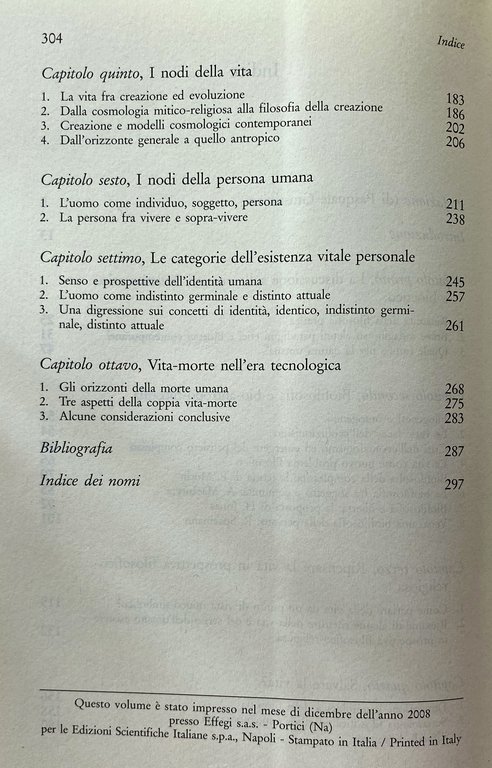 I NODI DELLA VITA. INDAGINE SULL'IDEA DI VITA TRA FILOSOFIA …