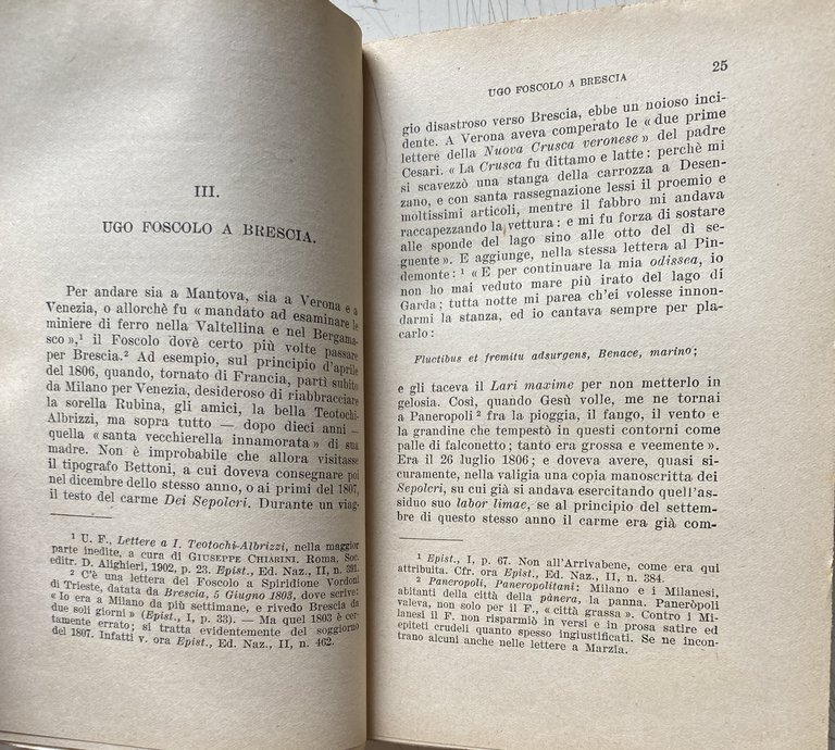 UGO FOSCOLO A BRESCIA. L'AMORE PER MARZIA MARTINENGO, LA STAMPA …