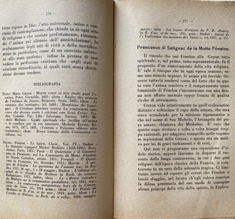 DOTTRINE SPIRITUALI ATTRAVERSO LA STORIA DELLA RELIGIOSITÀ CRISTIANA