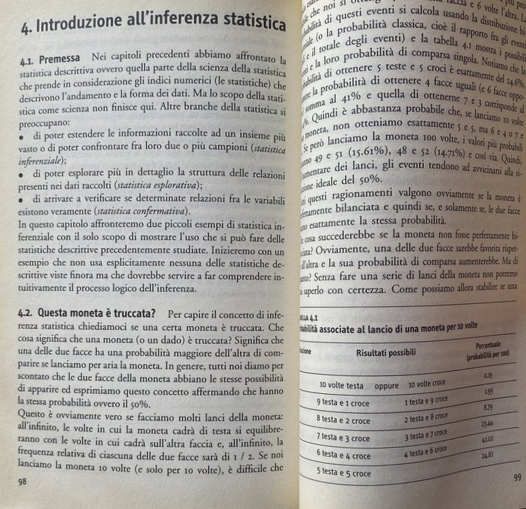 STATISTICA DESCRITTIVA PER PSICOLOGI