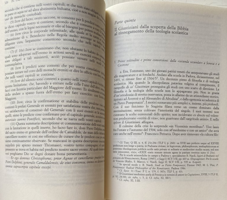 L'EREMO, LA BIBBIA E IL MEDIOEVO IN UMANISTI VENETI DEL …