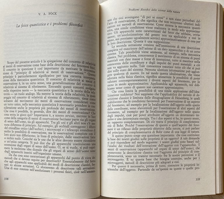 L'INTERPRETAZIONE MATERIALISTICA DELLA MECCANICA QUANTISTICA. FISICA E FILOSOFIA IN URSS.