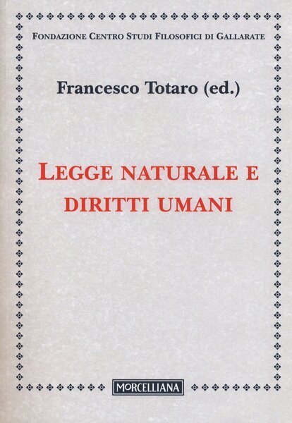 Legge naturale e diritti umani