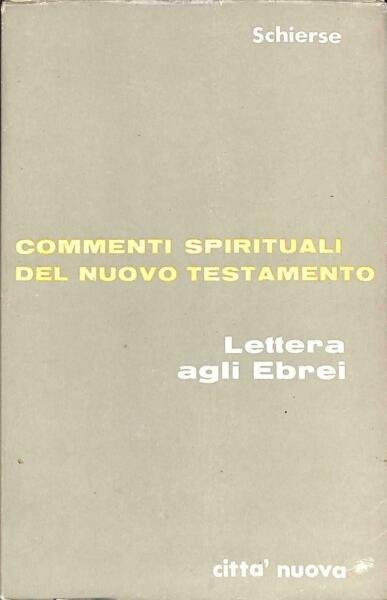 Lettera agli ebrei.