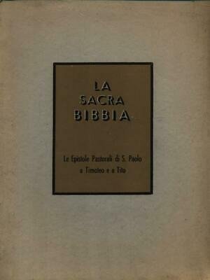 Le Epistole Pastorali di S. Paolo a Timoteo e a …