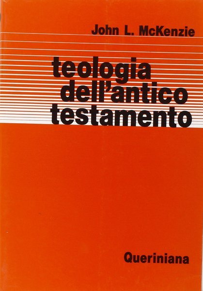 Teologia dell'antico testamento.