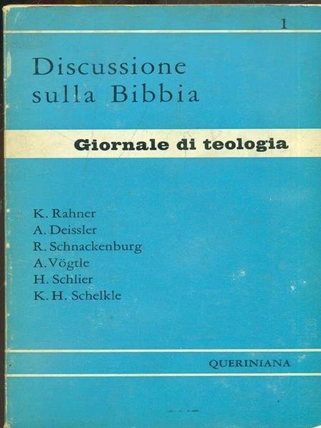 Discussione sulla Bibbia.