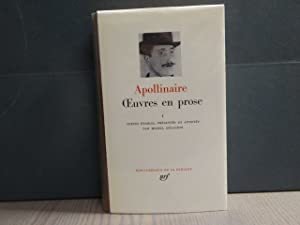Oeuvres en prose vol. 1.