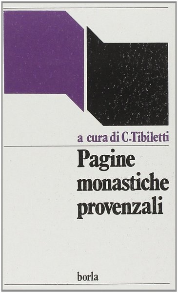 Pagine monastiche provenzali.