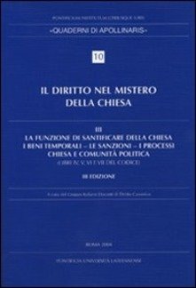 Il diritto nel mistero della Chiesa vol. 3.