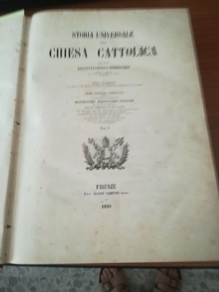 Storia Universale della Chiesa Cattolica 10 volumi.