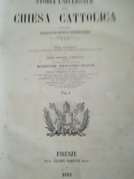 Storia Universale della Chiesa Cattolica 10 volumi.