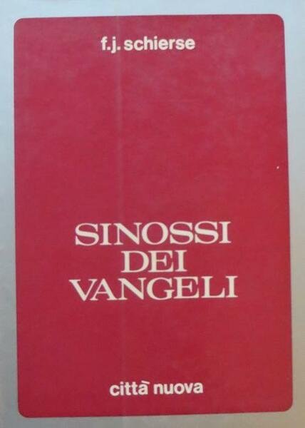 Sinossi dei vangeli.