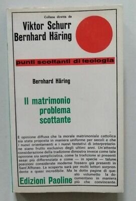 Il matrimonio: problema scottante. Problemi e prospettive attuali nella Tradizione …