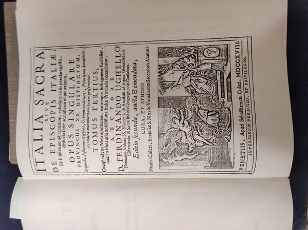 Italia sacra tomus 2: complectens Metropolitanas, earumque suffraganeas Ecclesias, quae …