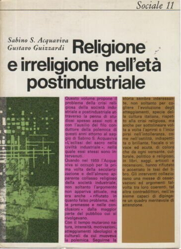 Religione e irreligione nell'età postindustriale.